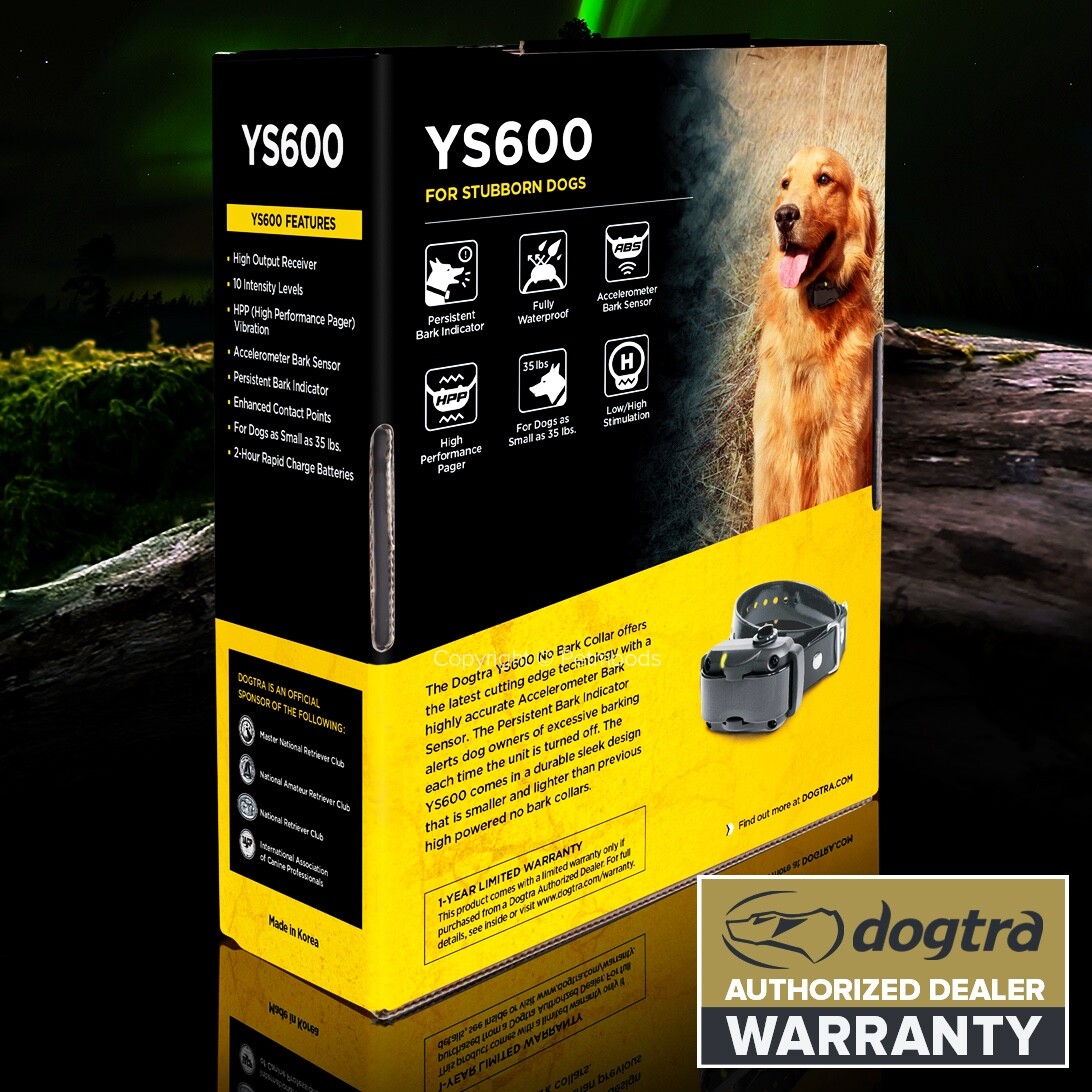 DOGTRA YS600 No Bark Stubborn Dog Collar Barking Control