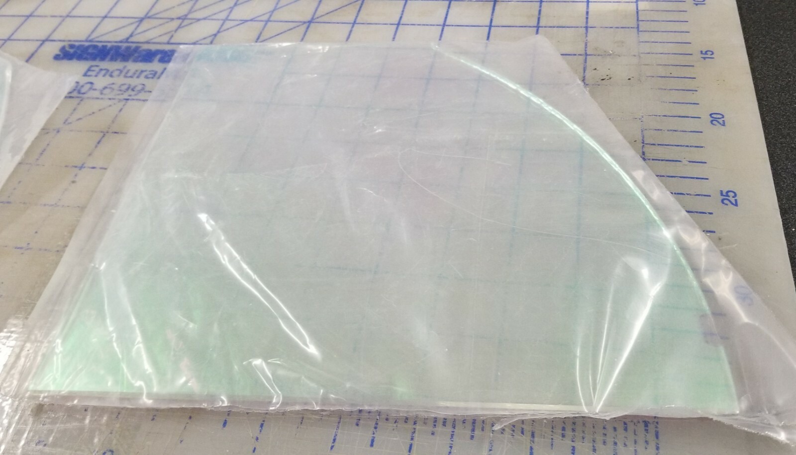 Half sheet of blue gold Dichroic Glass CBS by Sandberg 33 coe borosilicate glass