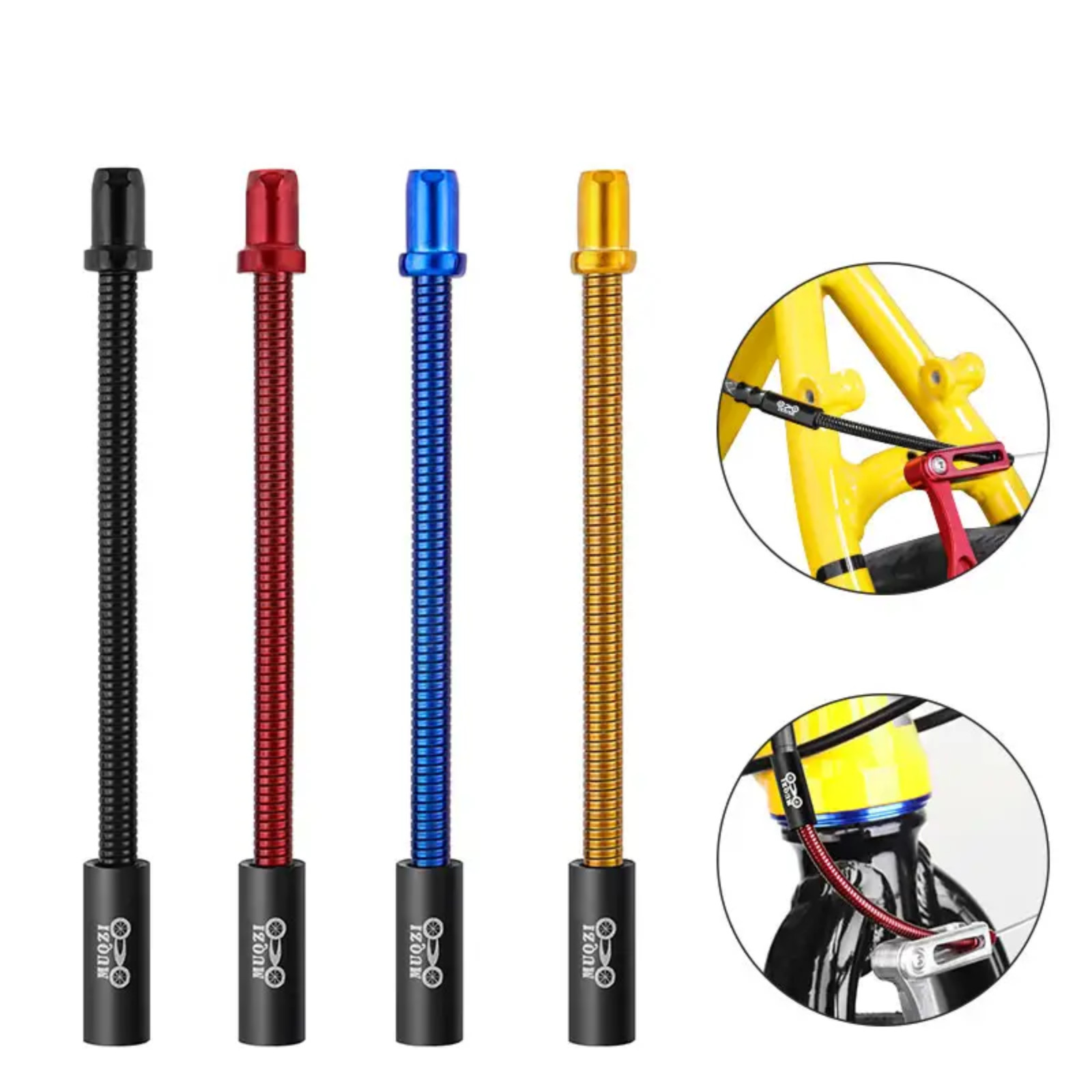 Flexible Bicycle V Brake Cable Noodle Guide Bike Bendable Tube Alloy MTB Folding