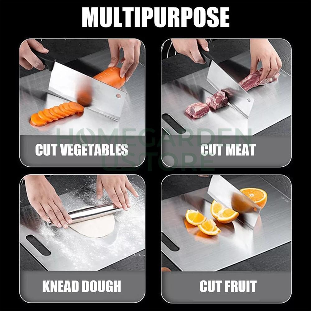 Titanium Cutting Board 100% Pure Non-Stick Double-Sided 11x15.5" in for Kitchen