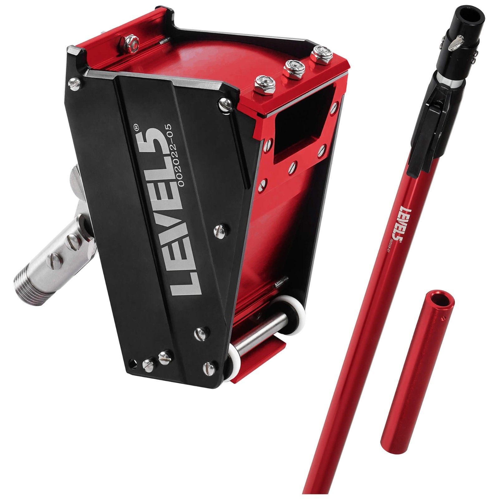 LEVEL5 Drywall Tools - 2" Nail Spotter w/ Extendable 36" - 54" Handle | 4-570