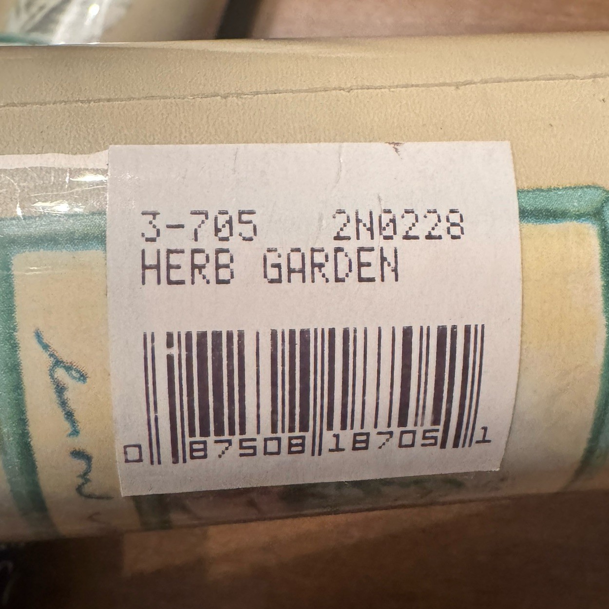 Pfaltzgraff Coordinates HERB GARDEN Magic Cover 2 Rolls shelf liner Vtg 1996