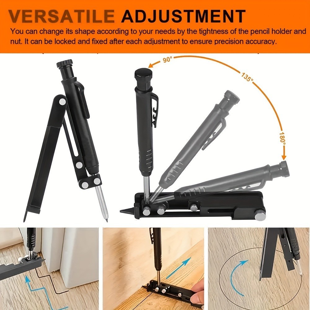 Multi-Functional Woodworking Scriber - Precision Marking Tool
