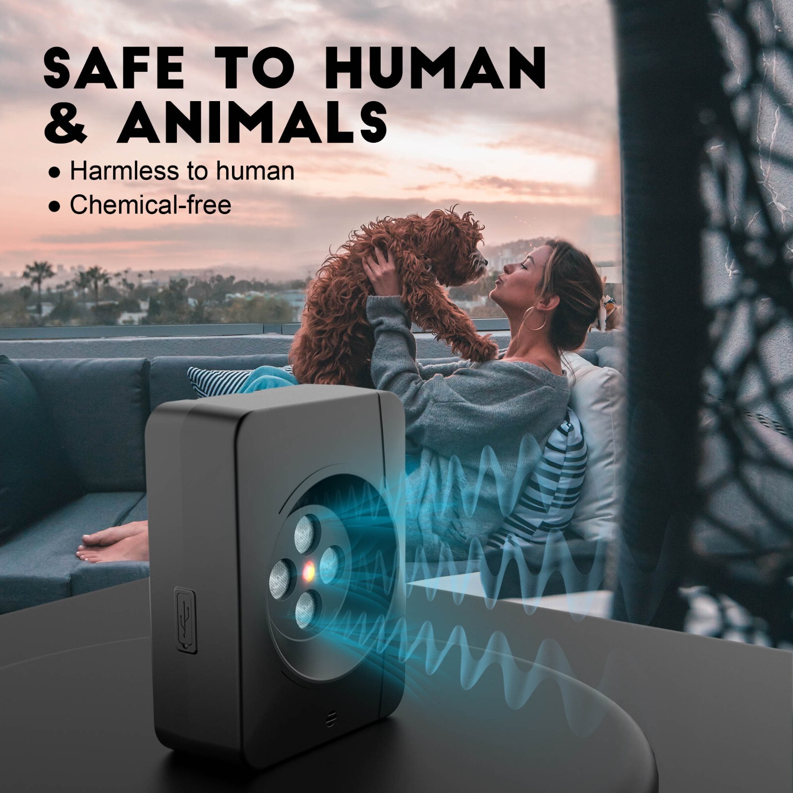 Anti Barking Devices, Ultrasonic Dog Barking Control Devices with 3 Modes