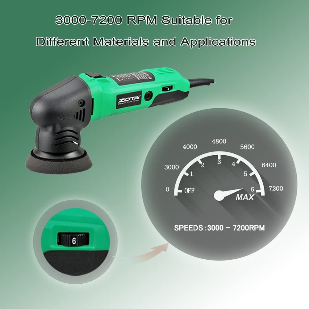 23 Inch Car Polisher with 8mm Random Orbital for Detailing and Buffing