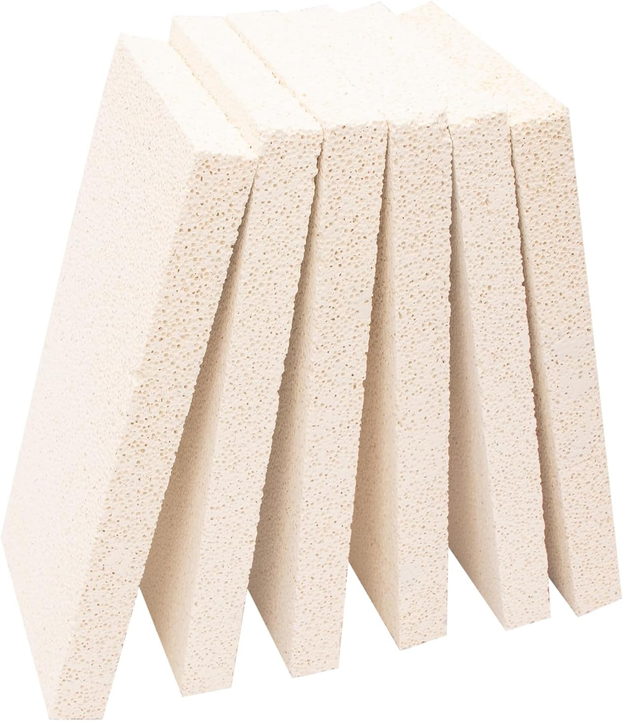 18 Pieces Insulating Fire Brick for Ovens, Kilns, Blacksmith, Fireplaces, Forges