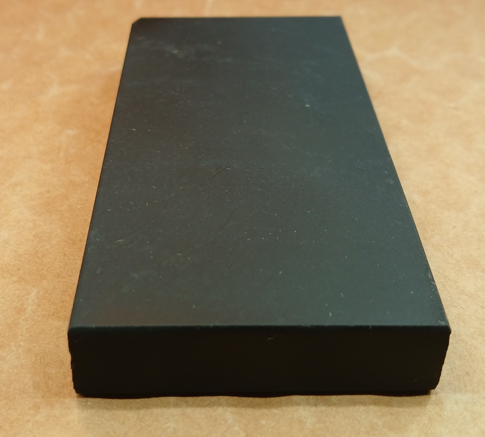 4"x 2"x 1/2" Surgical Black Hard Arkansas Oilstone, Whetstone, Sharpening Stone