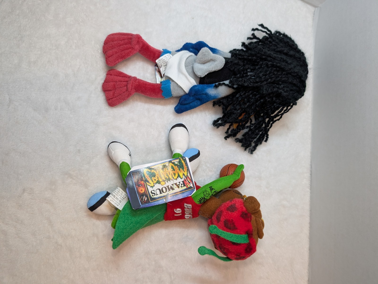 Vintage 90s Meanies Plush Lot Of 8- Infamous Series MADONNA Clinton HOWARD STERN