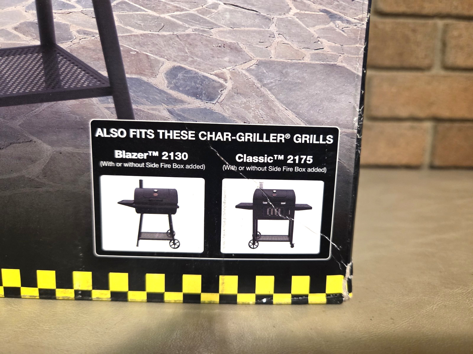 Char-Griller Grill Cover Black 1655 Fits Smokin Champ 1624 & 1733