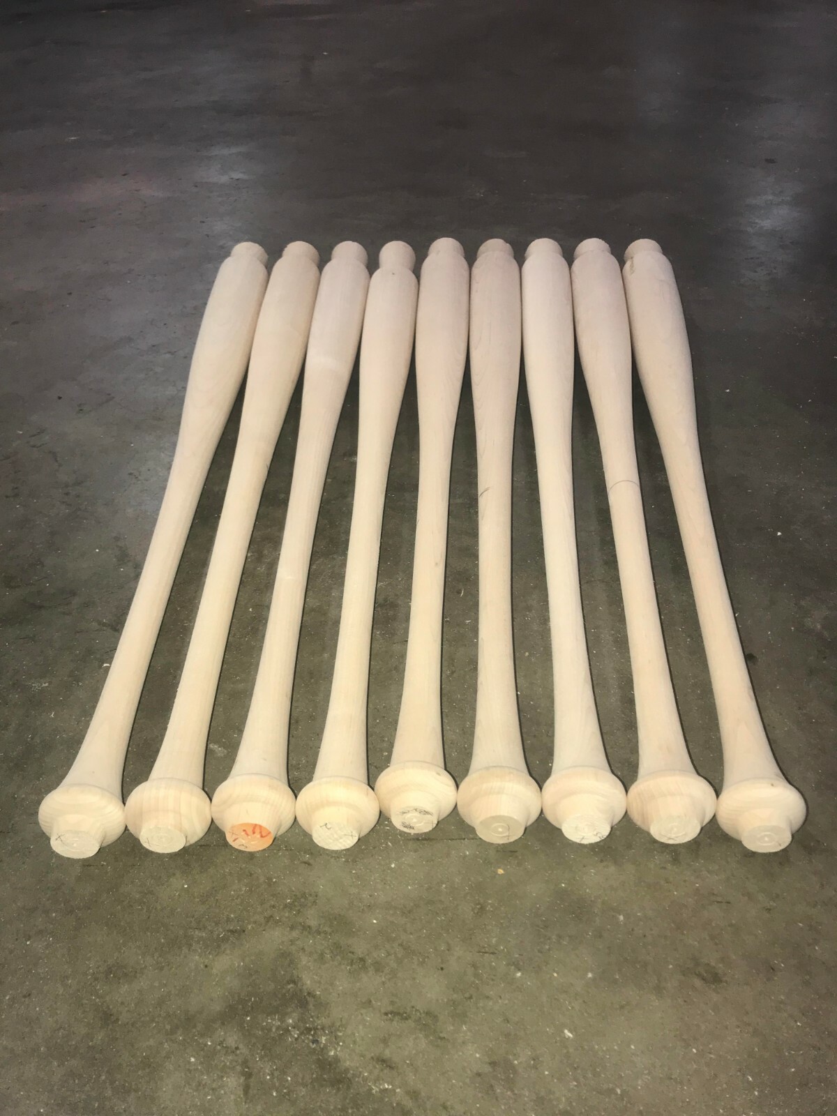 *Old Hickory Bat Co. Made* Unfinished Craft/Hobby Hard Maple Wood Baseball Bats