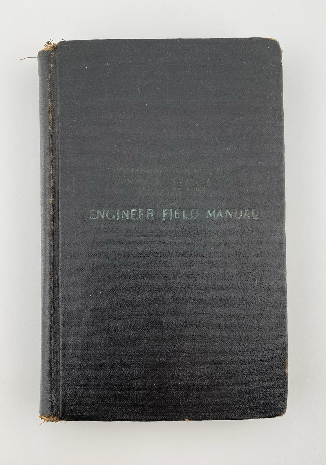 1917 War Department Engineer Field Manual Reference Data Guide Book Doc #355