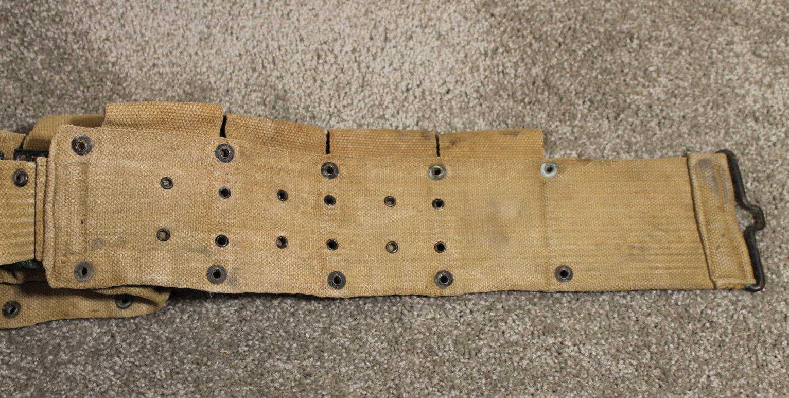 Original US WWI Ammo Ammunition Cartridge Belt Russell 1918 WW1