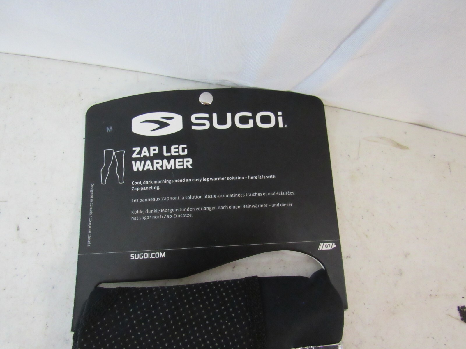 Sugoi Zap Leg Warmers Medium Black