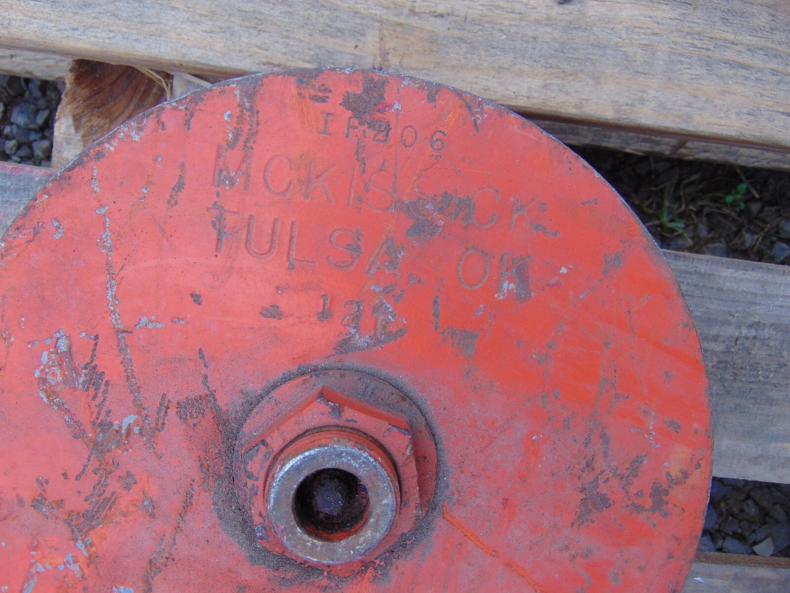 Crosby McKissick 12 Ton 417 Snatch Block Pulley (8" Sheave, 3/4"-7/8" Wire Rope)