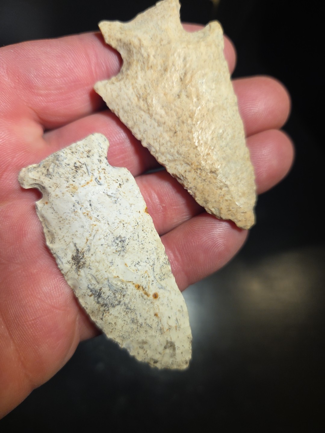 AUTHENTIC ARROWHEADS ILLIN ARCHAIC INDIAN ARTIFACTS STONE TOOLS NICE POINTS