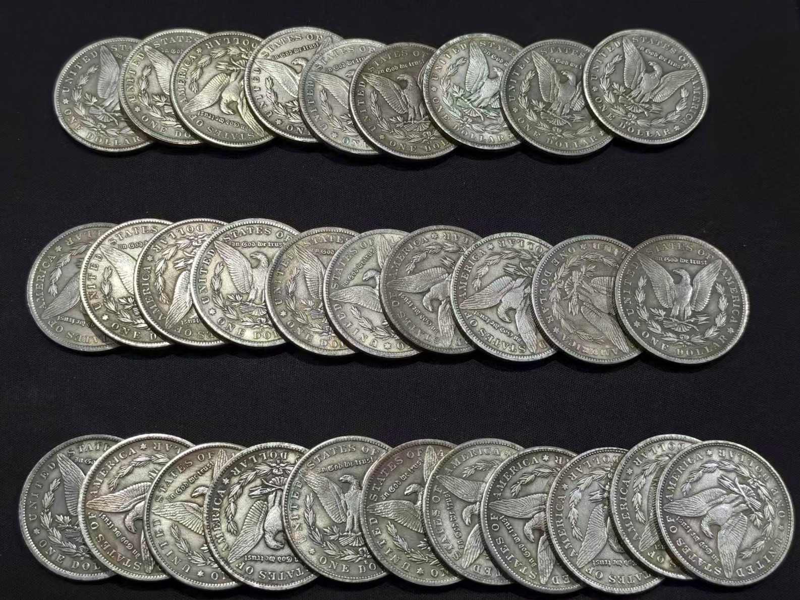 Lots of 5 Coin 1878-1921 Morgan Silver Dollar Random Shipping