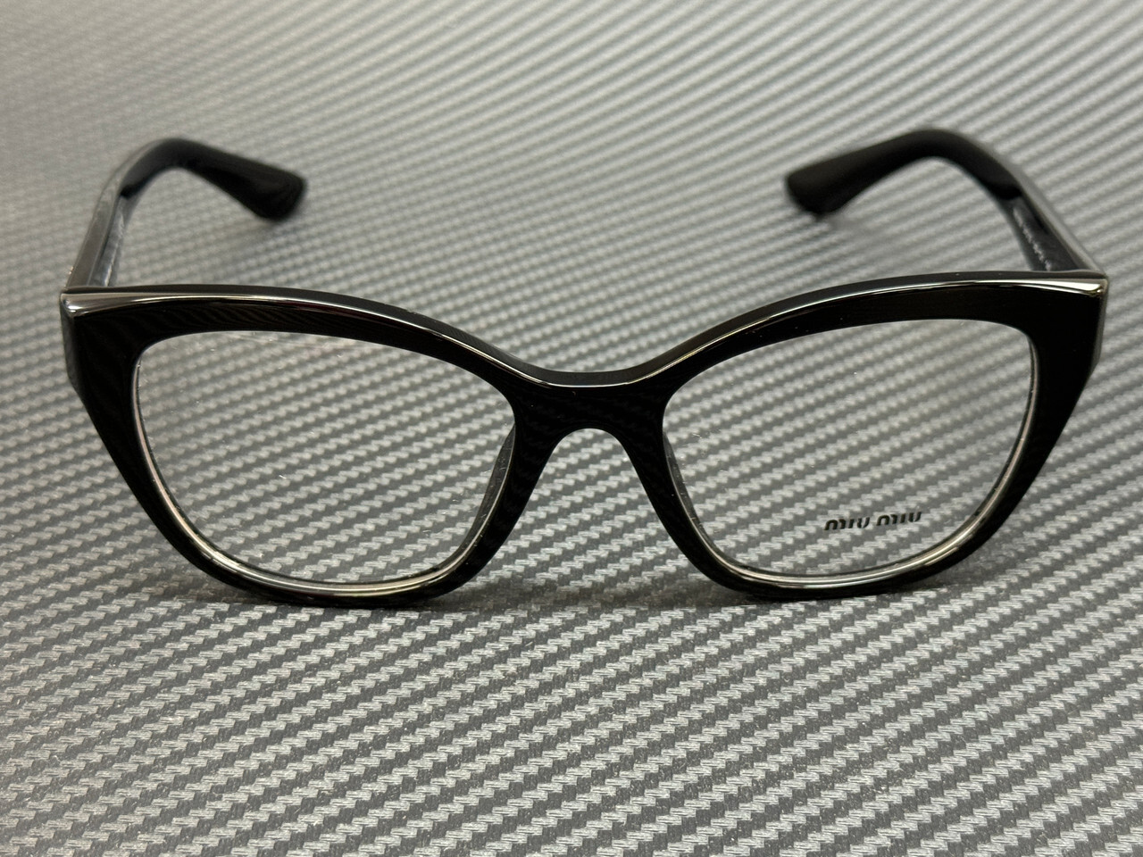 MIU MIU MU 05XV 1AB1O1 Black Women's 54 mm Eyeglasses