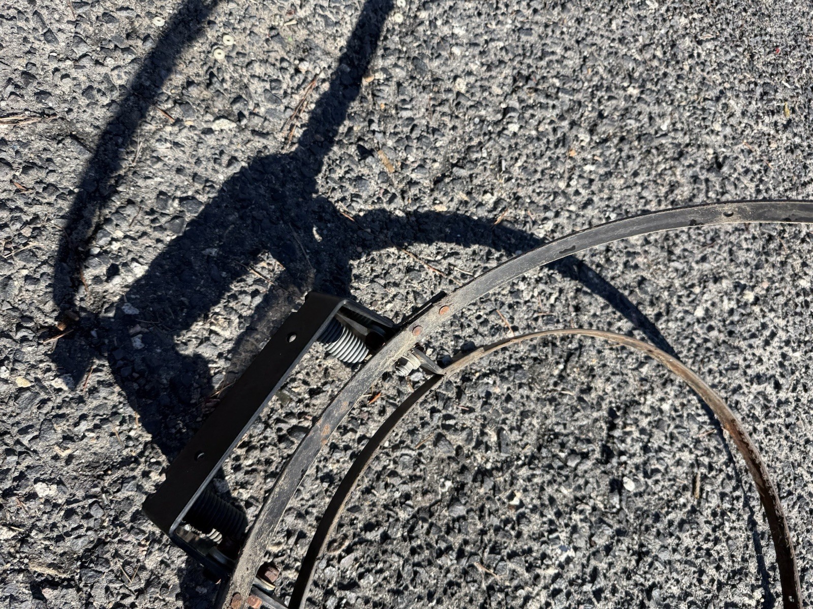 Big Large Green Egg Hinge Band Replacement Part for Grill, Used