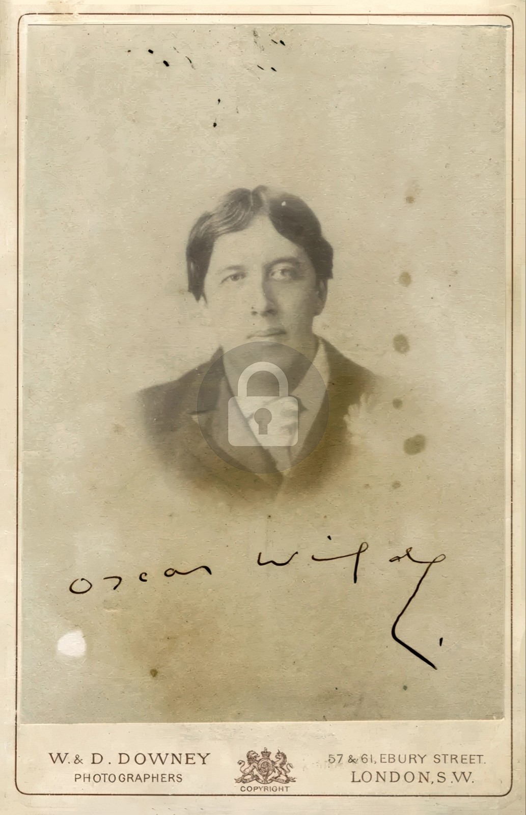 Oscar Wilde #1 Signed Autograph Photo Postcard COPY