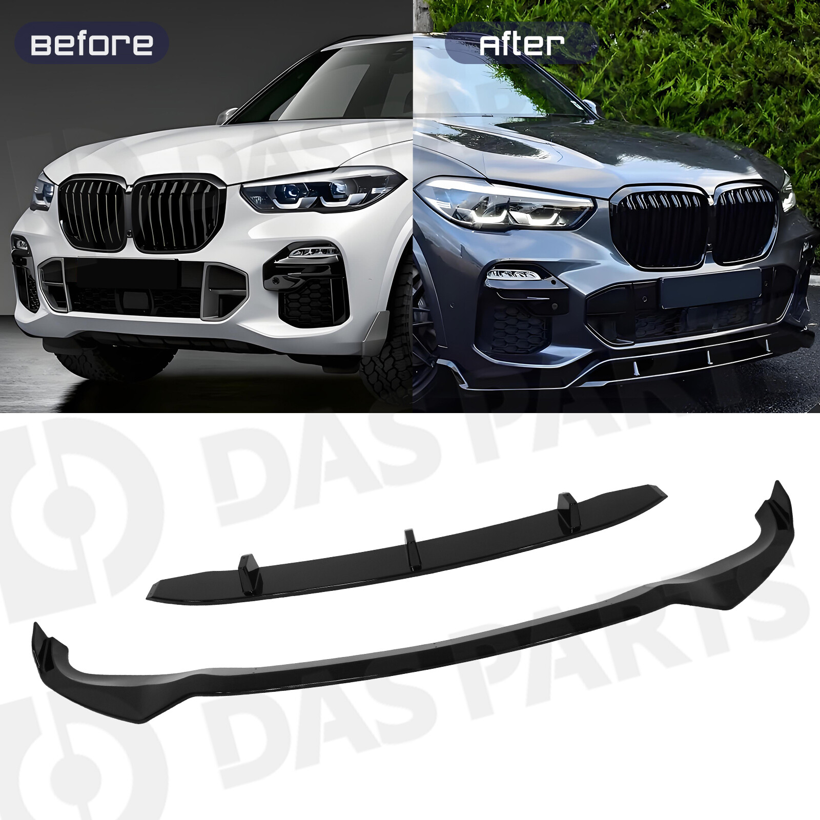 Body Kit For BMW X5 G05 2019-2022 Front Lip Rear Diffuser Spoiler Side Skirts