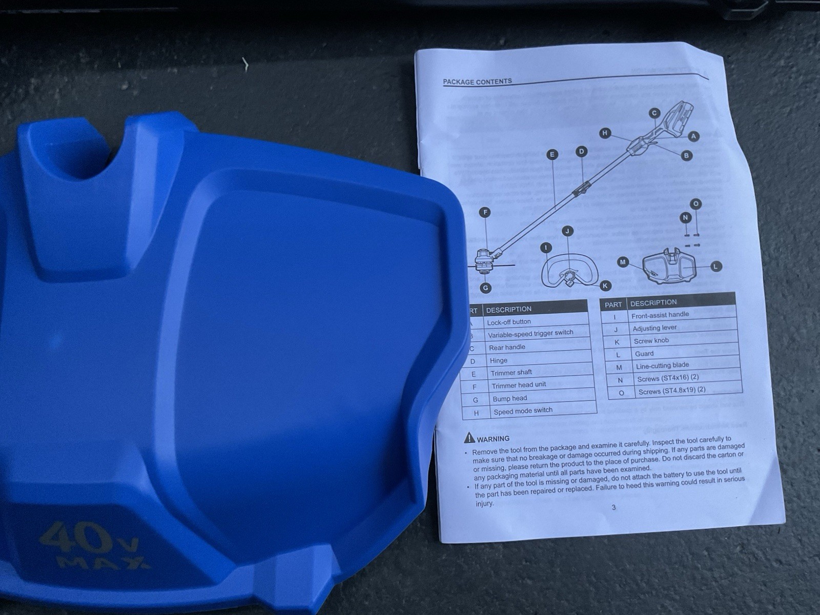 Kobalt 40-volt Max 15-in String Trimmer 3809908 Tool Only