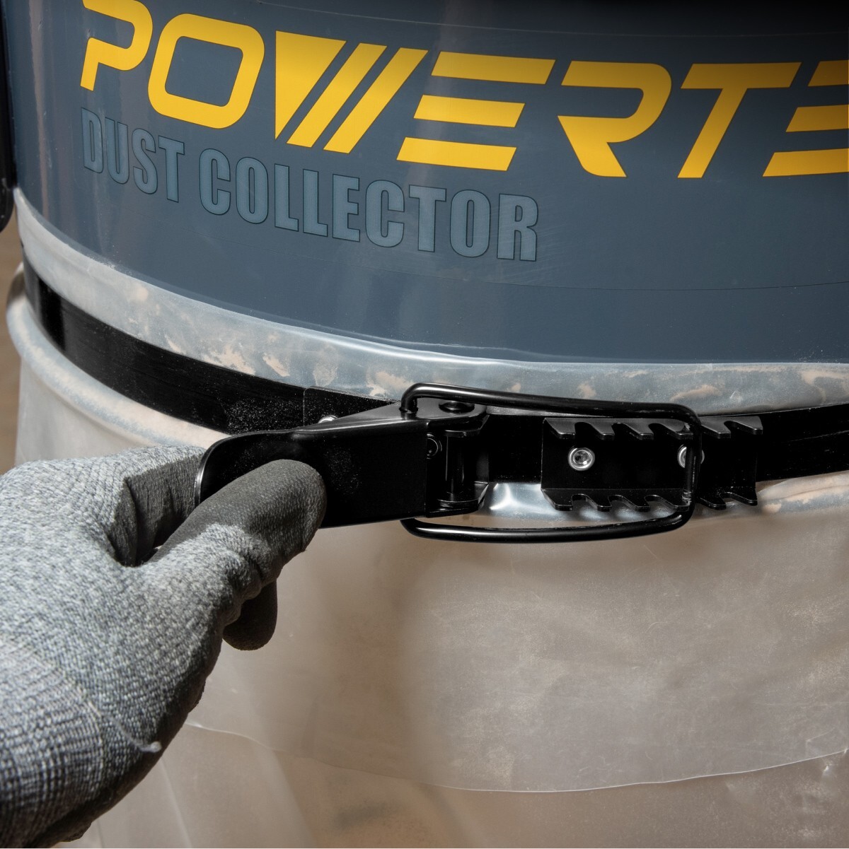 POWERTEC 71735 Band Clamp for Dust Collector, 19-1/8 Inch