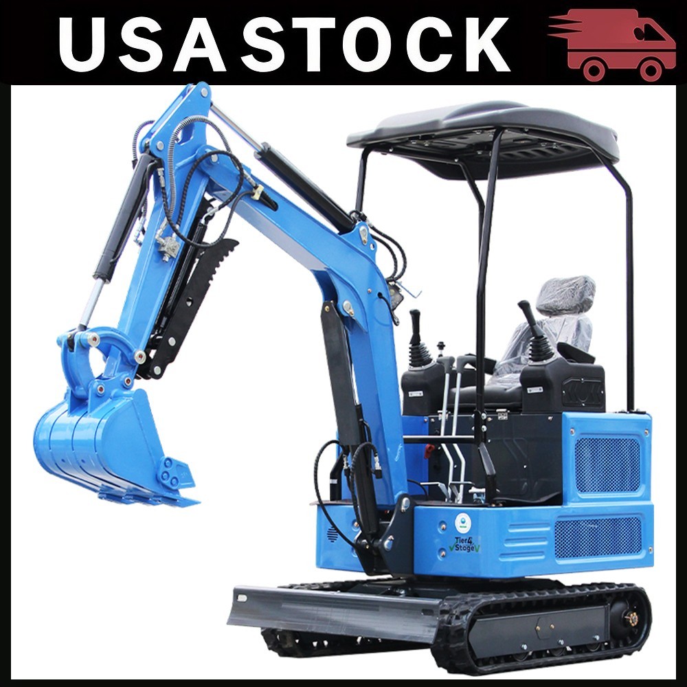 1.8 Ton Mini Excavator Hydraulic Diggers with KUBOTA Diesel Engine EPA PICK UP