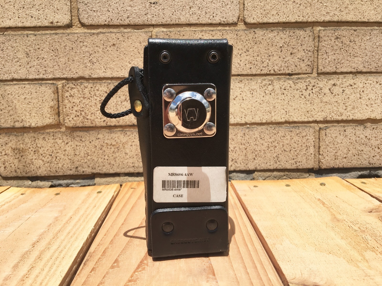 Motorola APX6000/8000 3.5 Hard Leather Two Way Radio Case Holder Holster USA