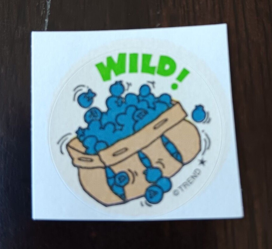 Trend Scratch & Sniff Stickers Retro 80s Reproduction Choose- Various Designs