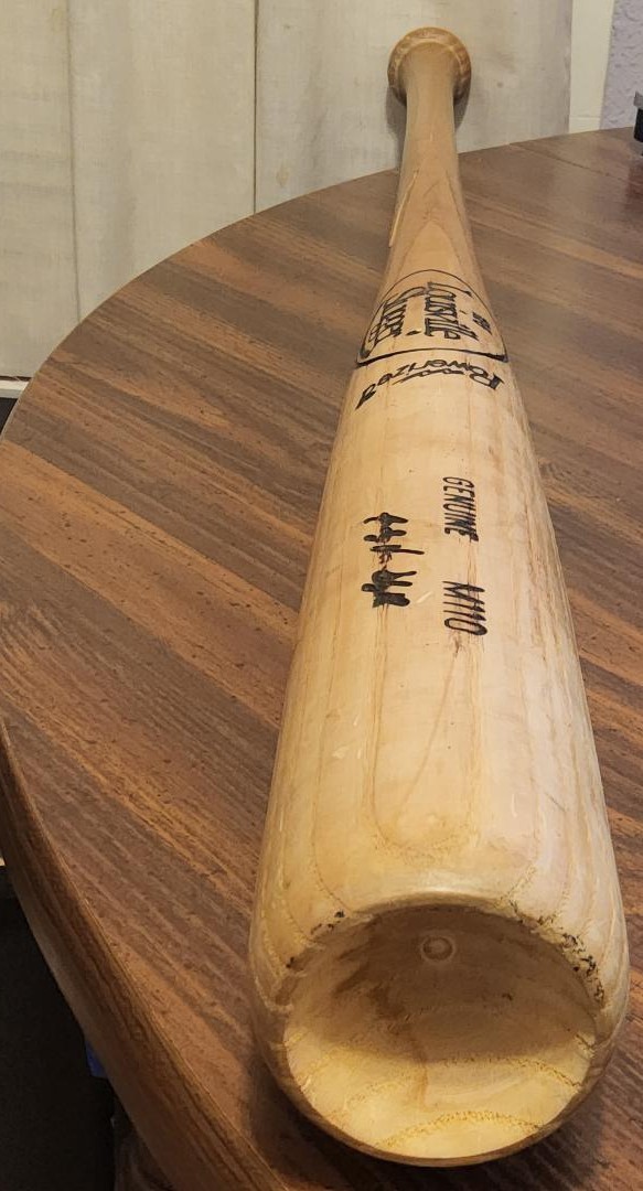 Pittsburgh Pirates ANDY VAN SLYKE Game Used 1990 Rare 1 Year Model M110 Bat