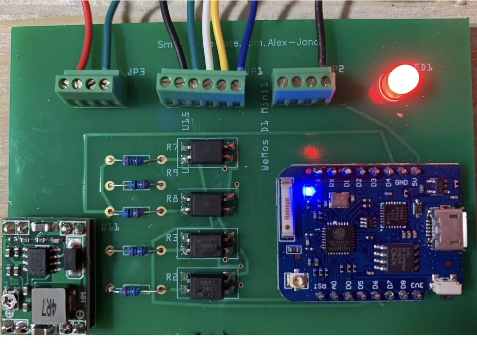Jandy 7441 (Alexa) Spa Switch Remote - Spa side Remote - 4 relays & Temperature
