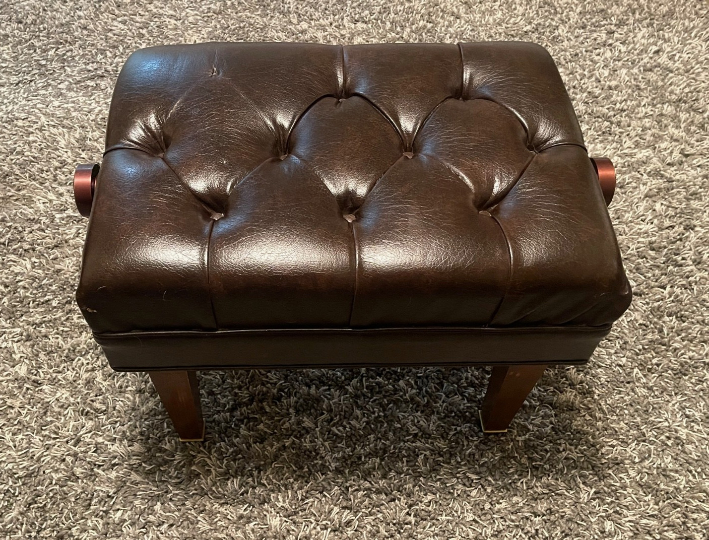 Vintage Paul L. Jansen Flagship Adjustable Artist Piano Bench – Excellent Cond