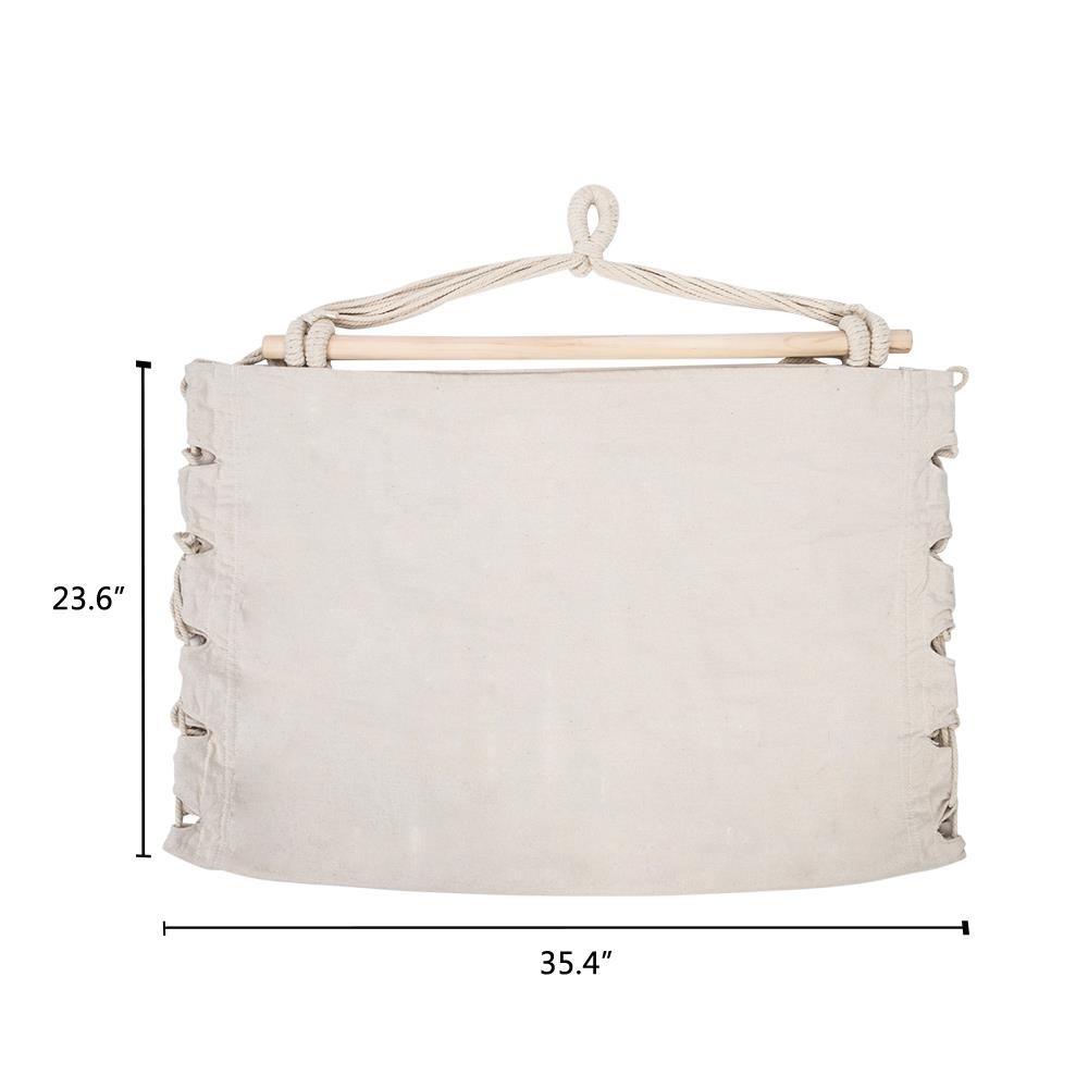 Hammock Swing Chair Hanging Rope Chair Cotton Porch Seat Seating Wear-Resistant