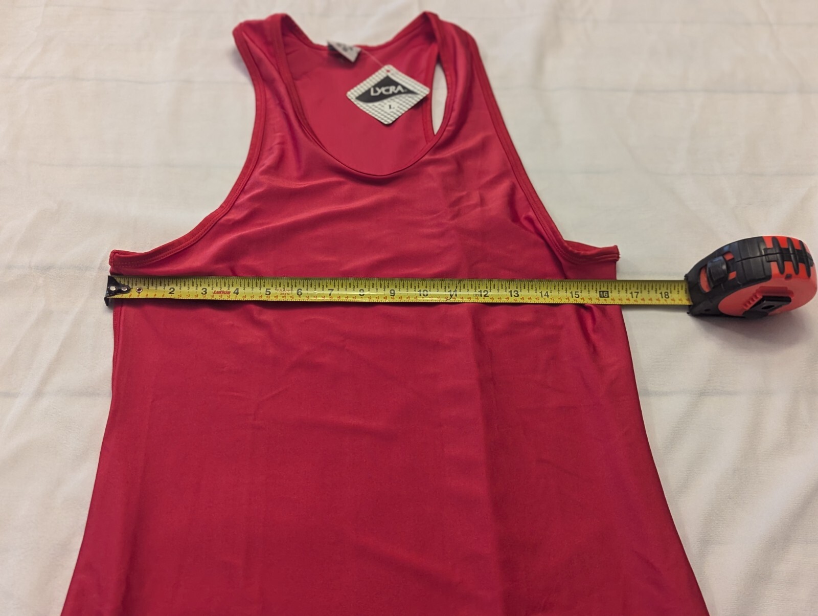 Lycra Singlet-Lifting/MMA Size Large Color: Red NWT