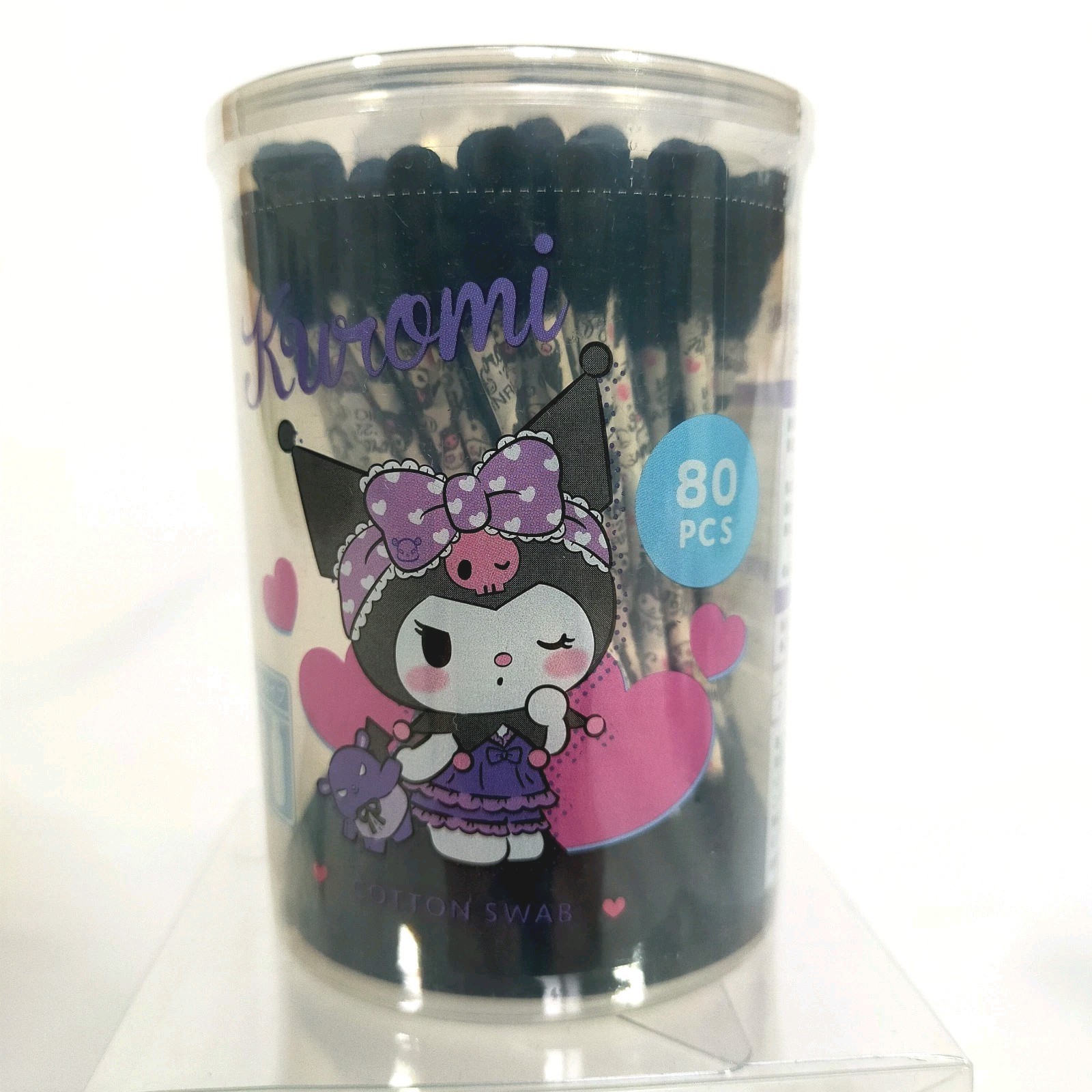 Sanrio Cotton Swabs 4 Pack 80pcs Each Total 320pcs Hello Kitty Kuromi Japan