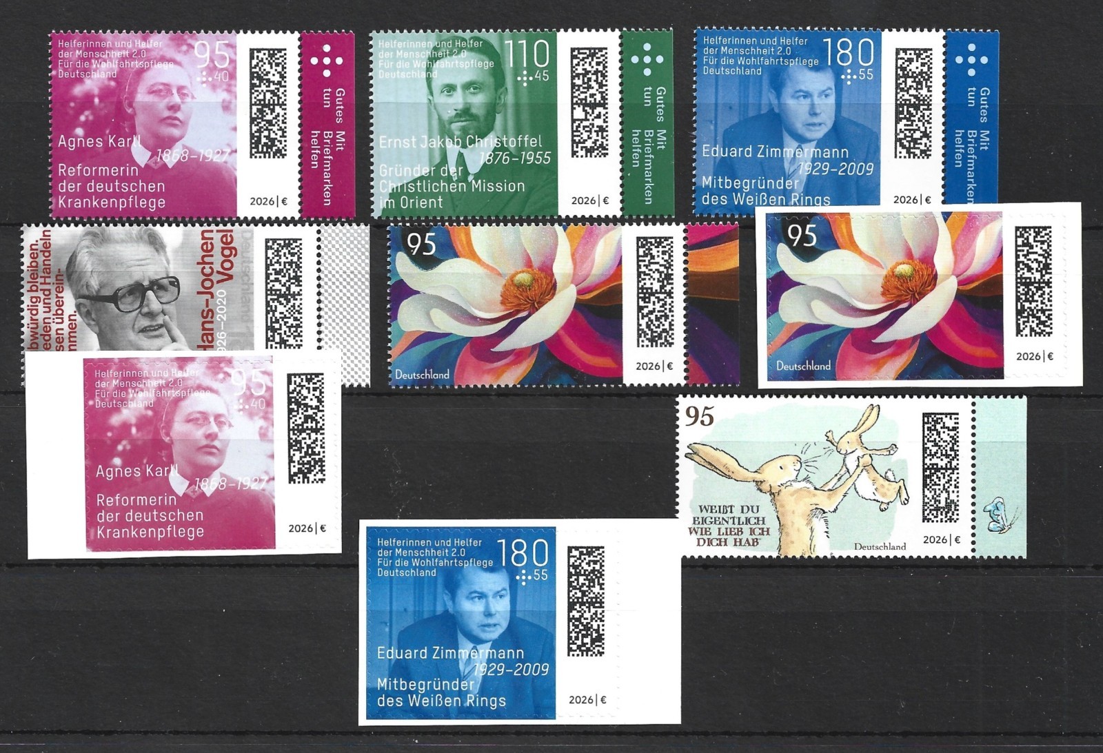 Germany 2026 FEBRUARY Stamp Issues Complete MNH