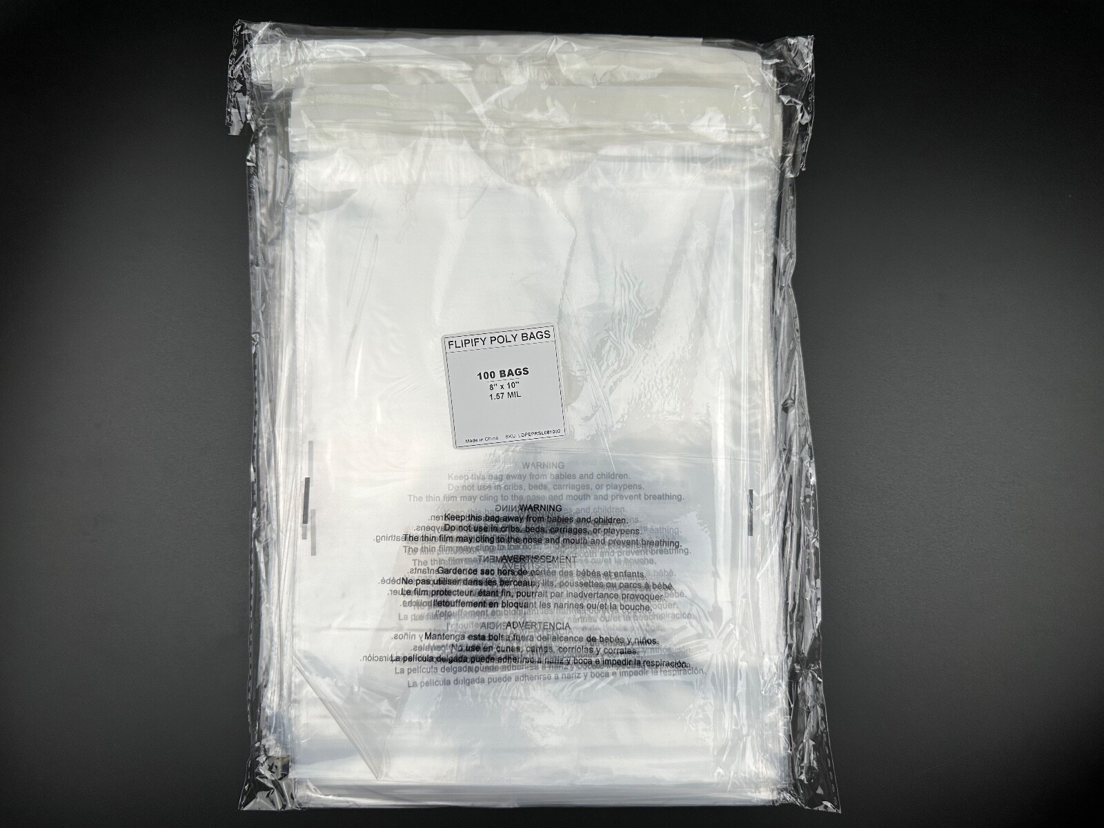 Resealable Suffocation Warning Poly Bags Mailers Plastic Amazon FBA