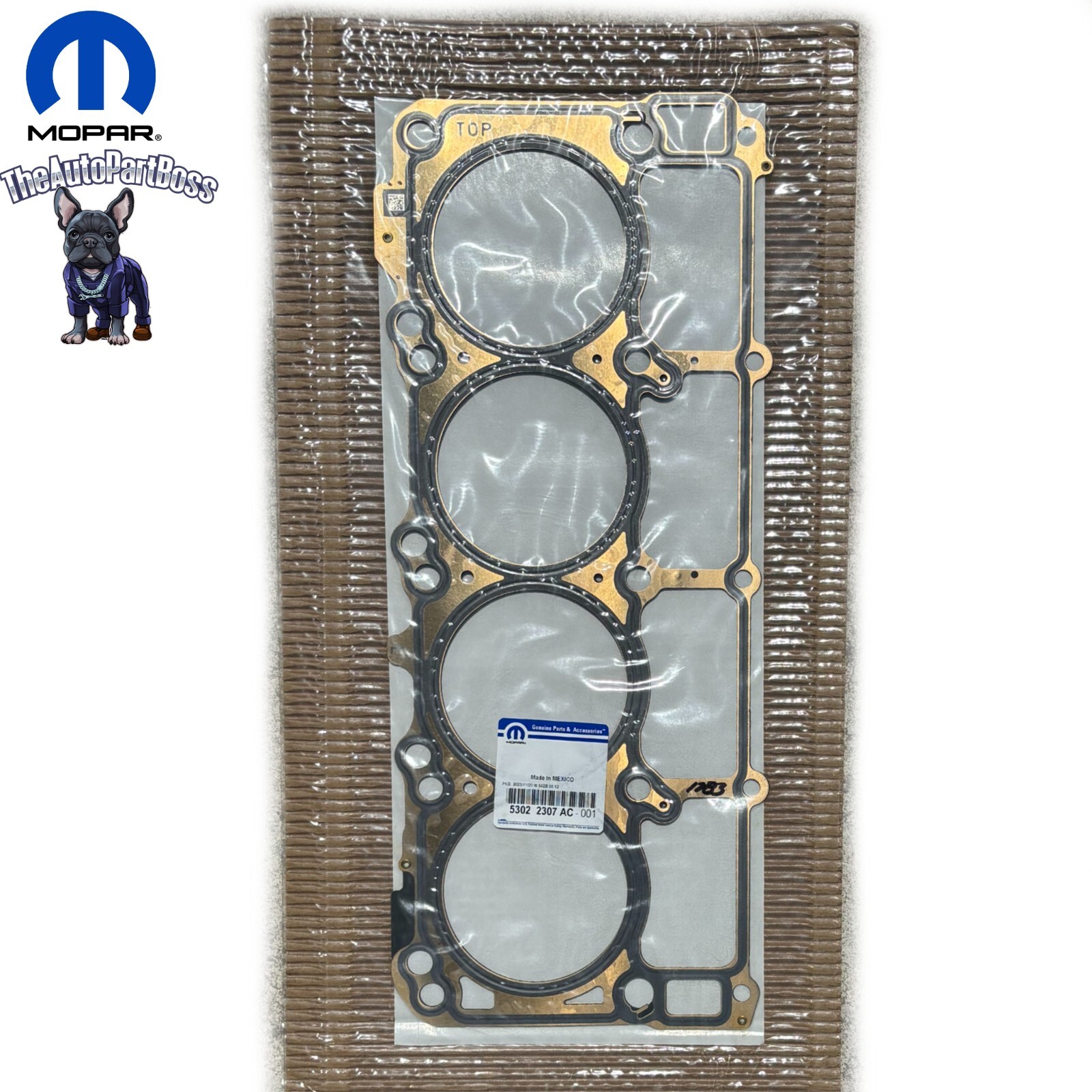 09-24 5.7L Cylinder Head Gasket Genuine Mopar 53022307AC