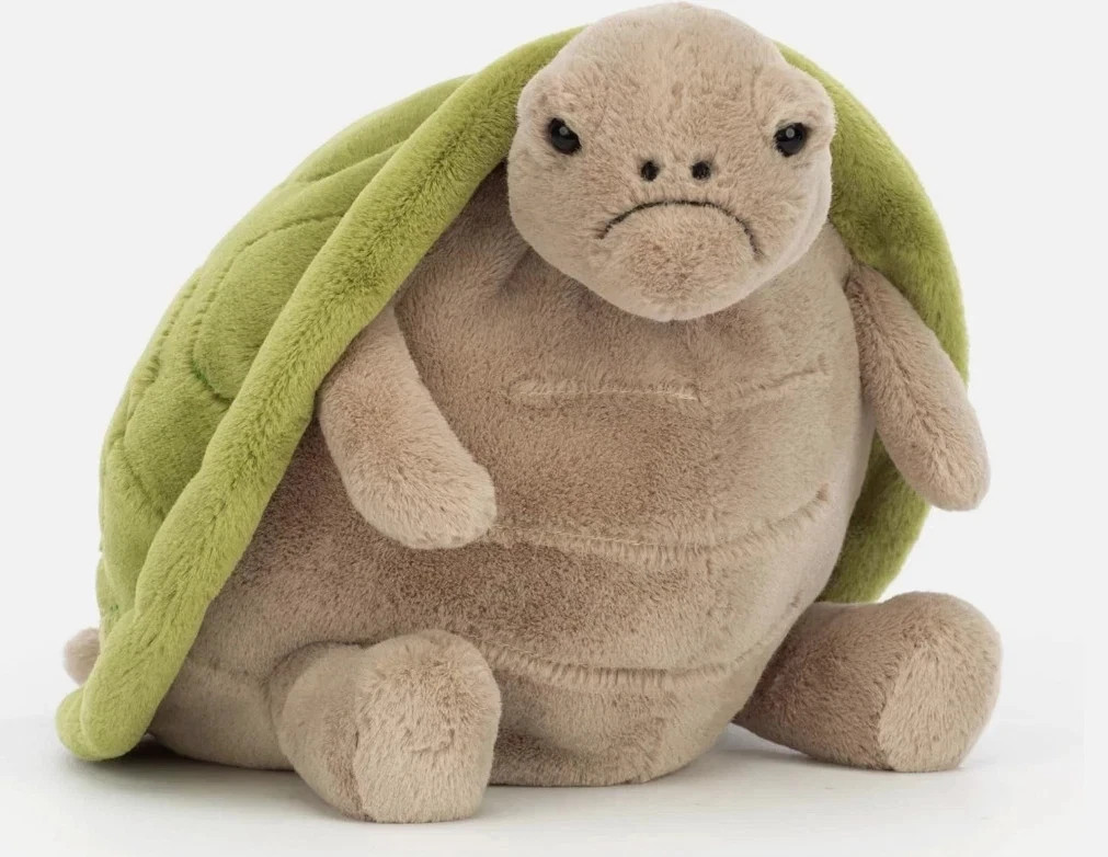 Jellycat Timmy Turtle Stuffed Animal: 11" Ultra-Soft Plush, Perfect Kids' Gift#