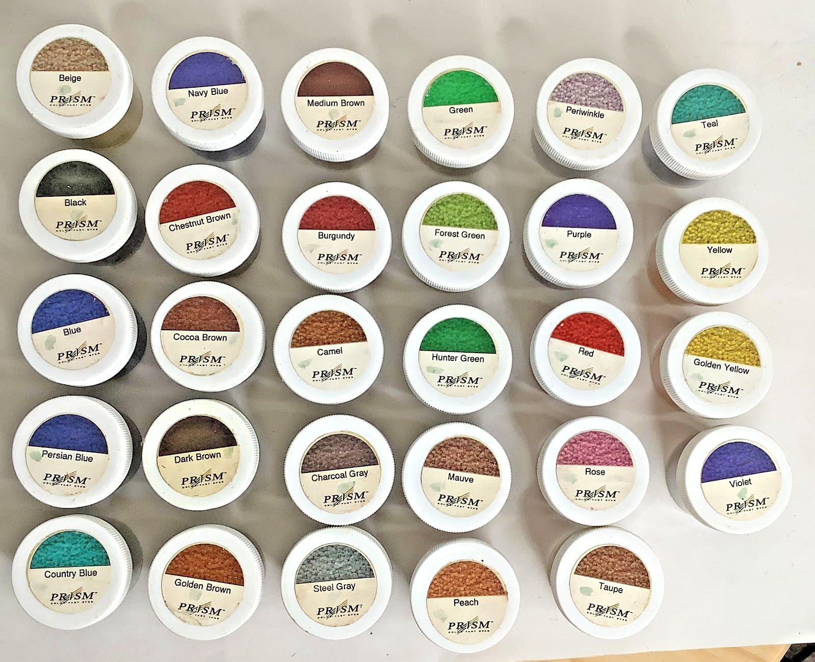 Prism Color Fast Carpet Dye Super Concentrated Powdered Permanent Dye 1-oz.