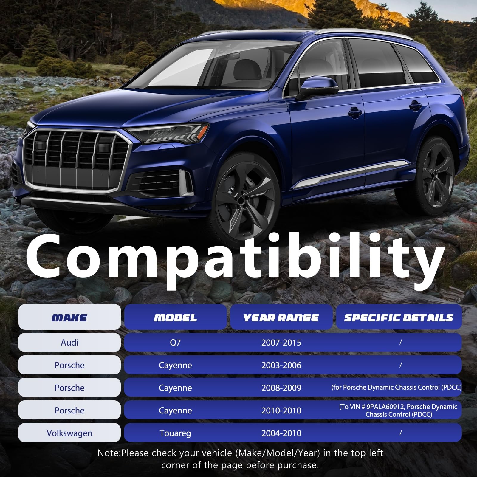 Control Arm Rear Suspension Kit Lateral Arm Sway Bar Link