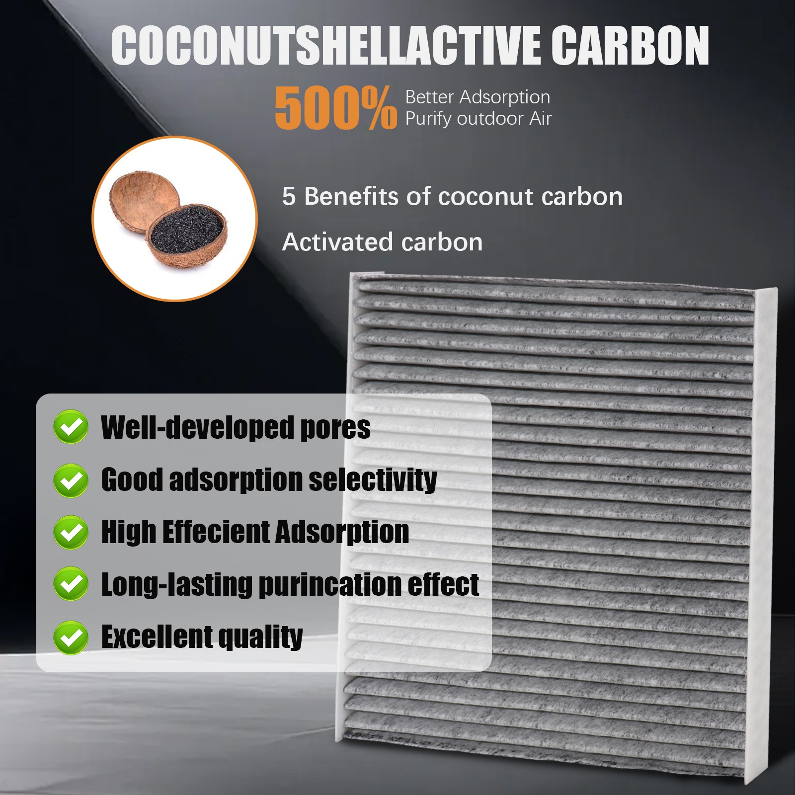 Cabin AC Fresh Air FIlter For Civic CRV CRZ Odyssey Fit Insight Integra TLX RDX