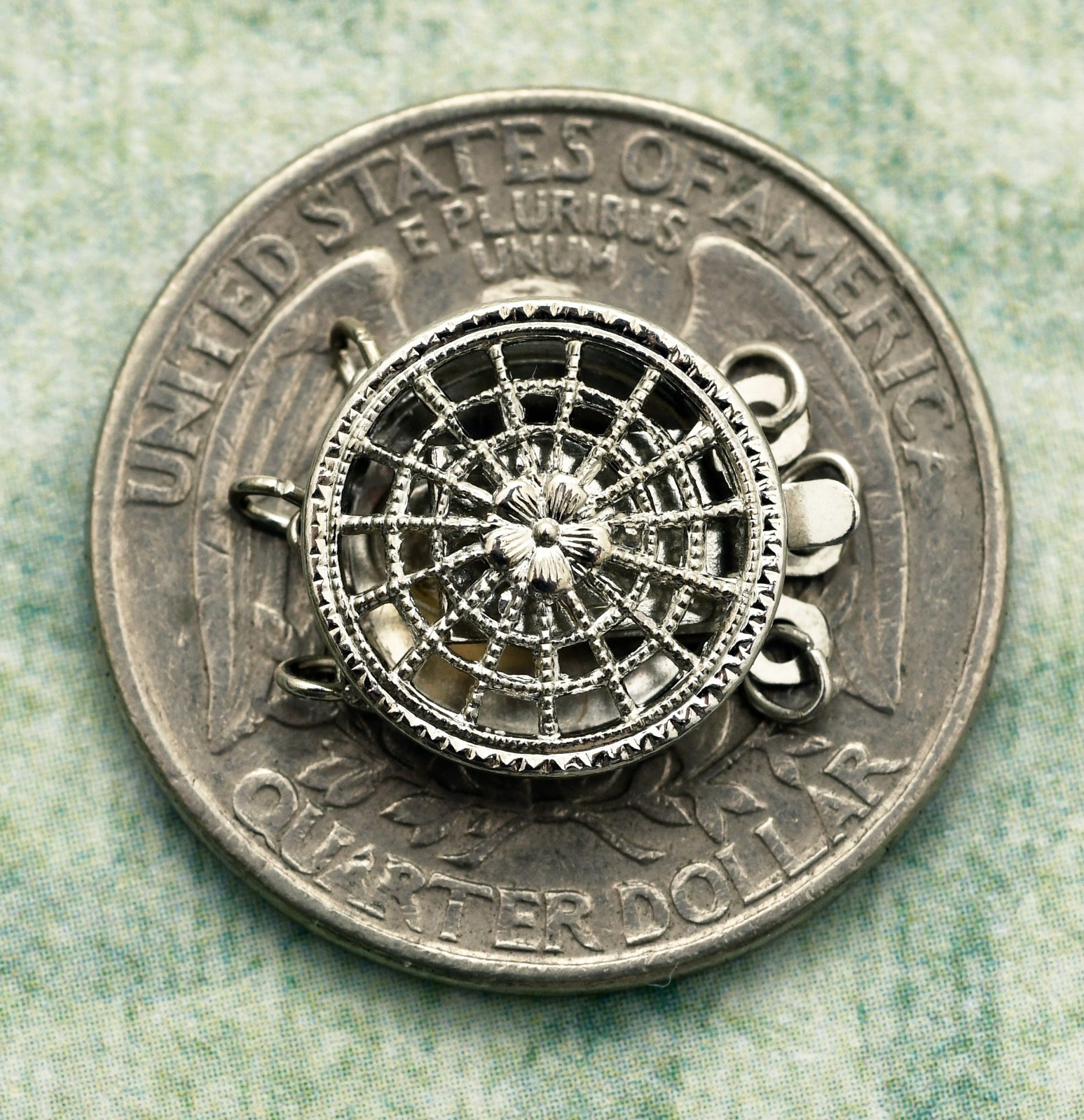 Vintage SIGNED Miriam Haskell Bracelet Necklace Clasp Jewelry Making Repair Part