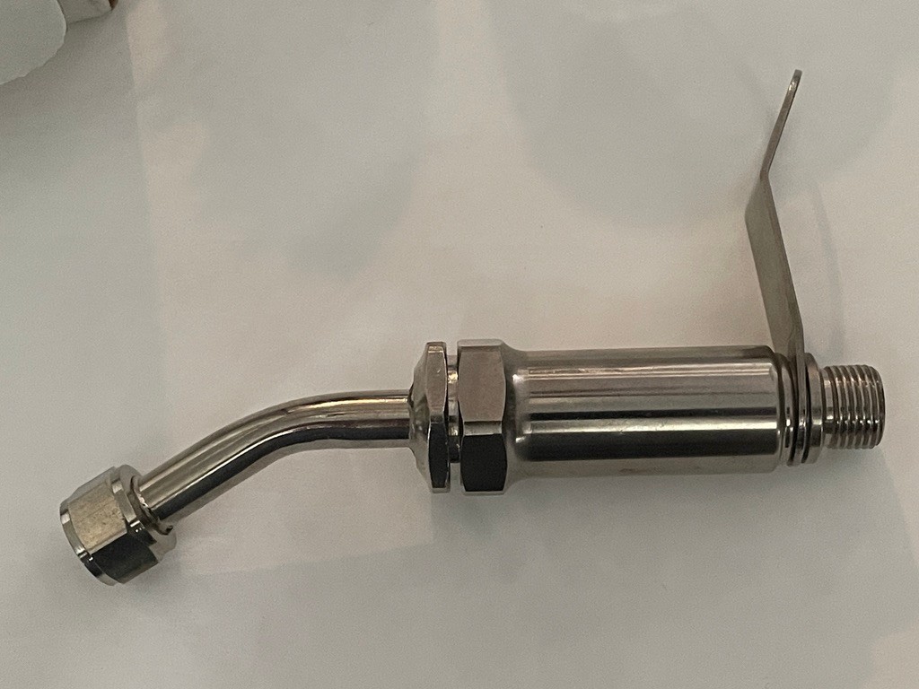 BINKS AIR SPRAY GUN MOUNTED FLUID FILTER INCLUDES 100 MESH OEM ELEMENT