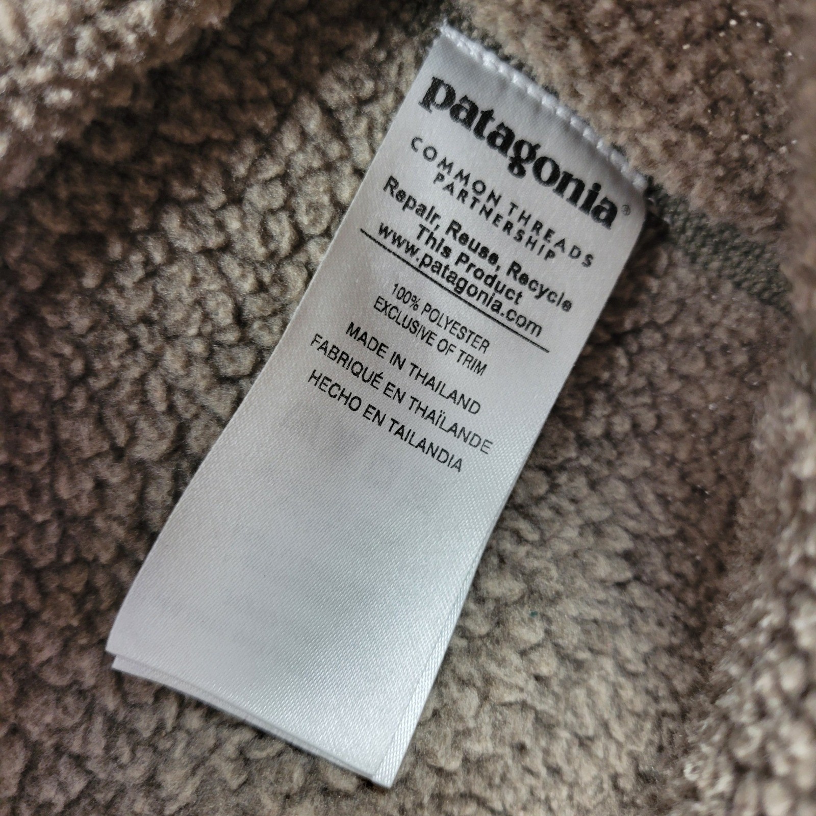 Patagonia Mens Better Sweater 1/4 Zip Medium Fleece Pullover Two Tone Fleece