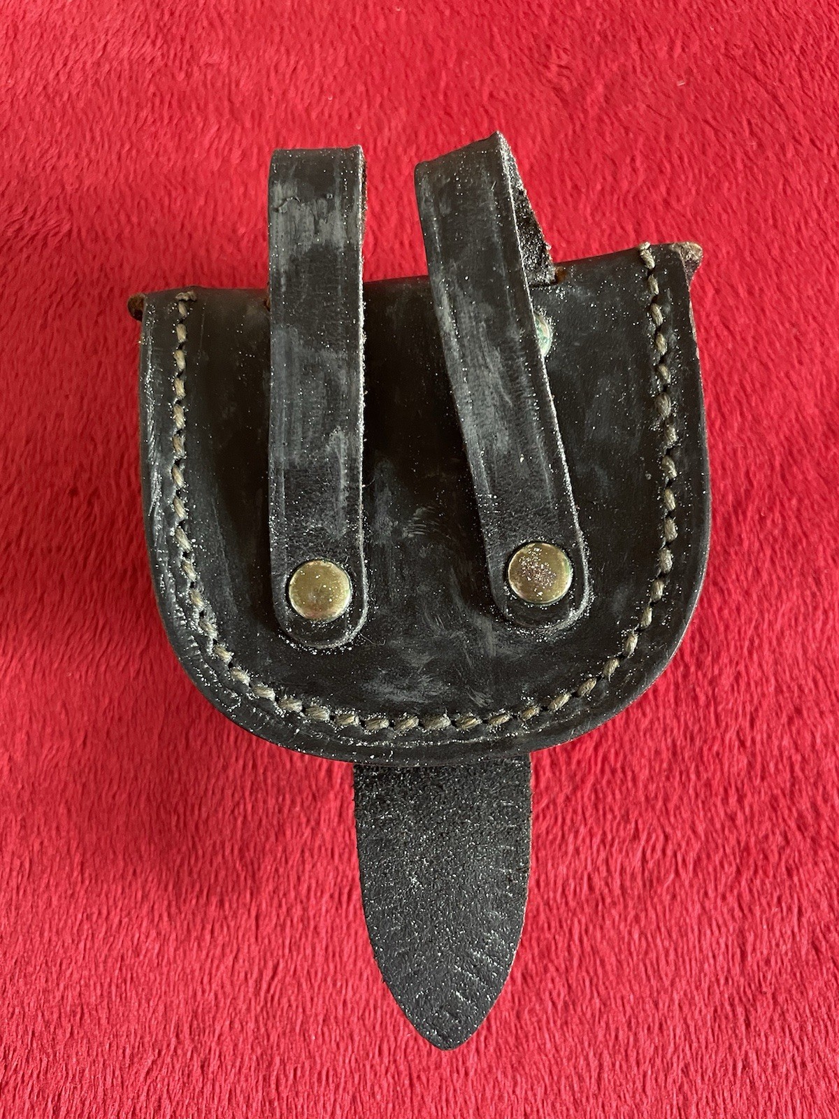 VINTAGE REPRODUCTION US ARMY UNION SOLDIERS LEATHER CAP POUCH