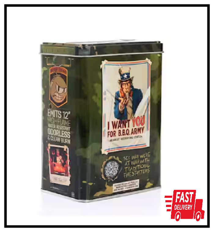 Boom Charcoal Firestarters Waterproof 20 Min Long Burn Organic 24 Pack