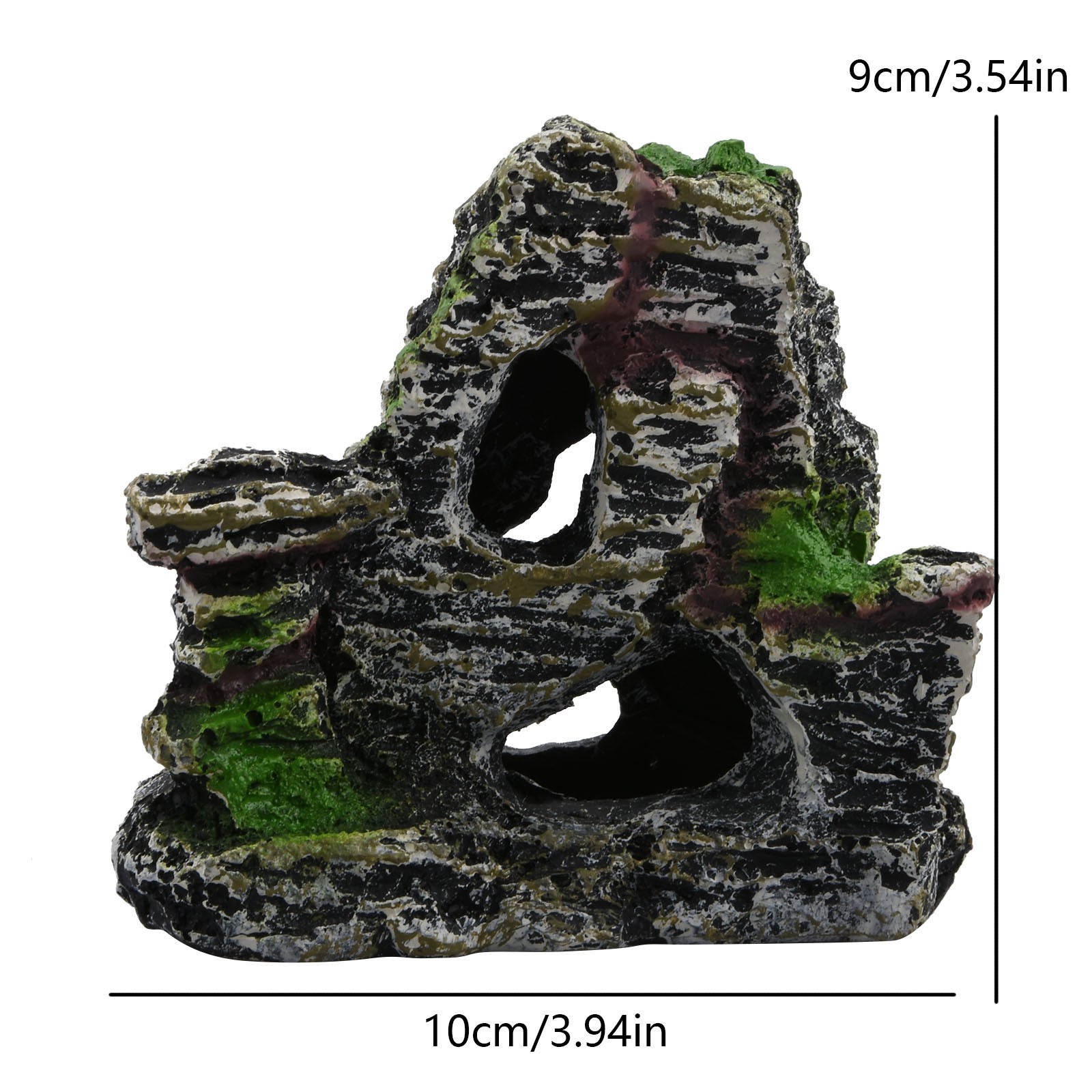 Aquarium Ornaments Rock Cave Hiding Fish Tank Decorations Landscape Underwater