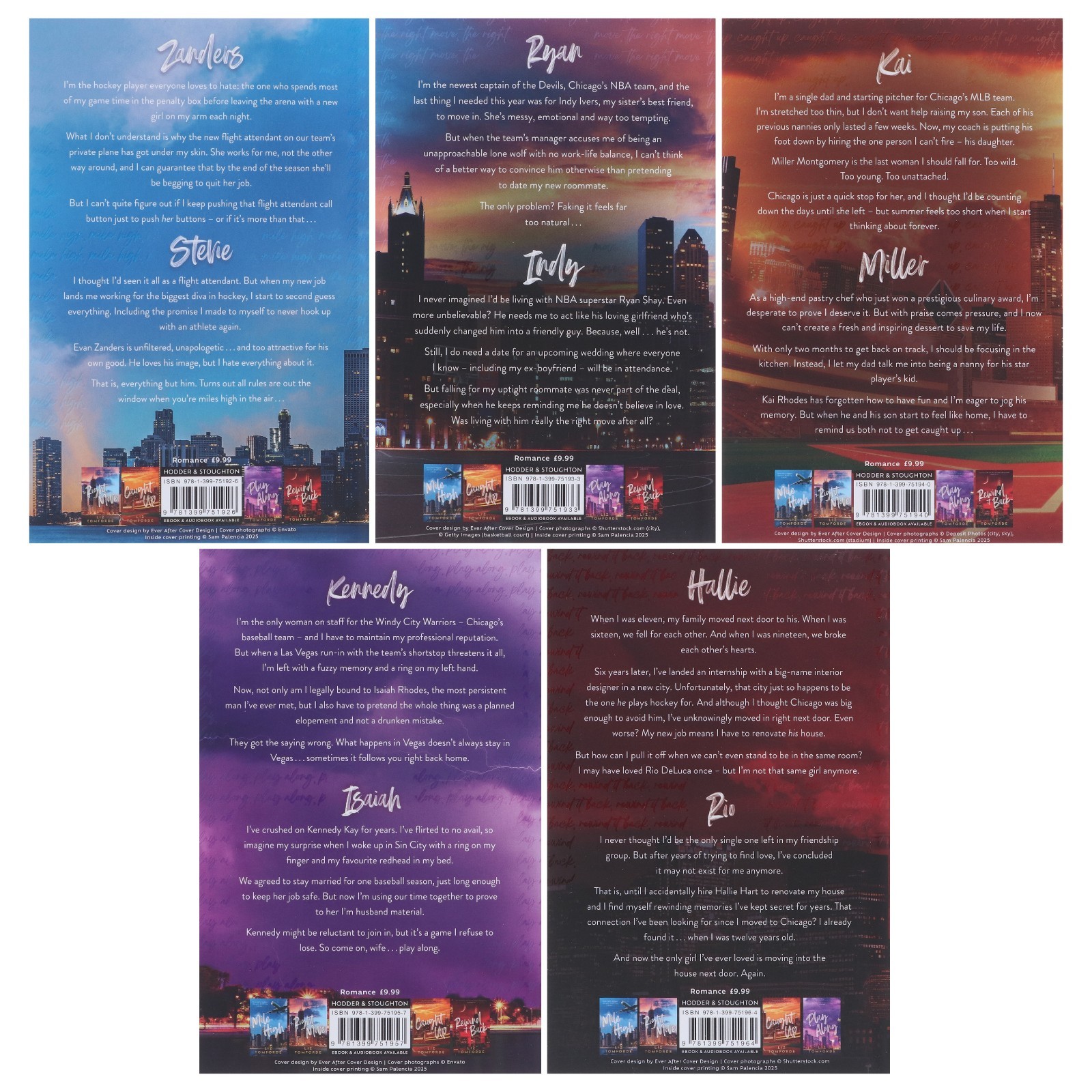 Windy City Series By Liz Tomforde: 5 Books Collection Set - Fiction - Paperback