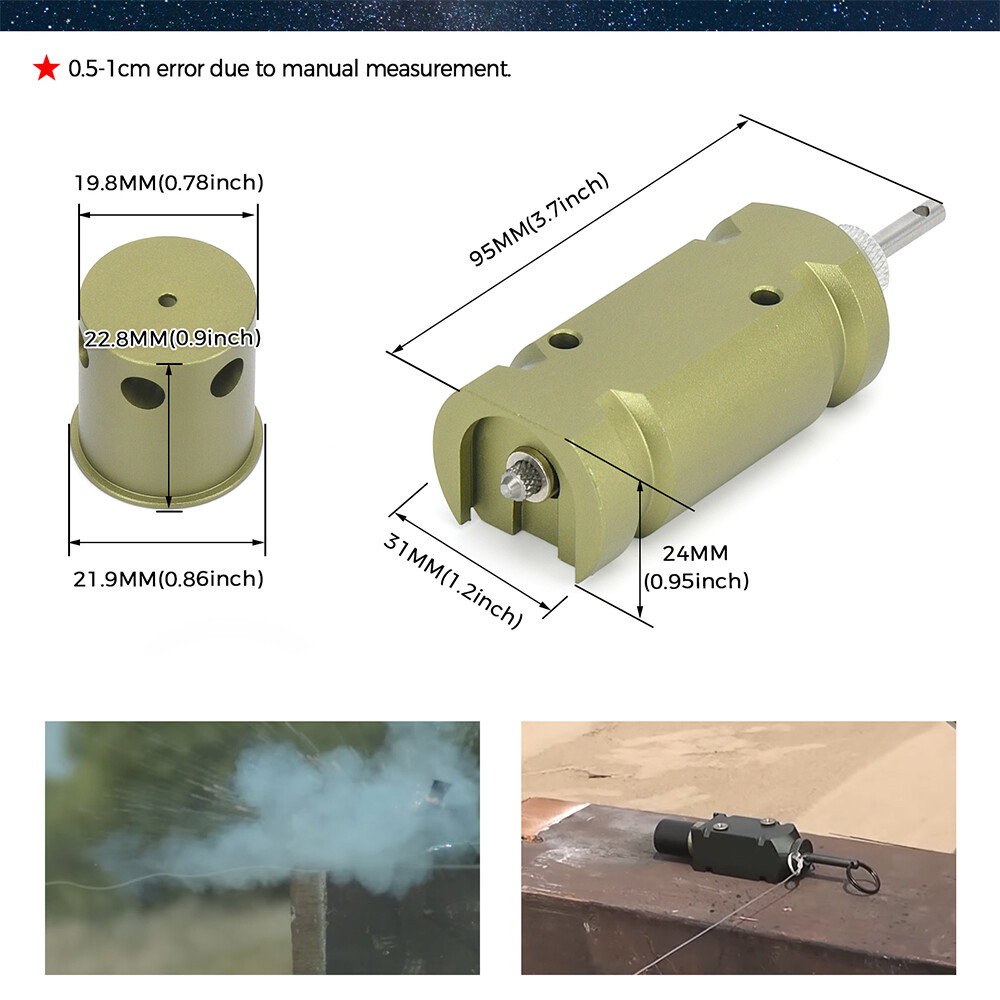 Trip Wire Alarm Device 12Gauge Camping Security Perimeter Trip Alarm Camp Device